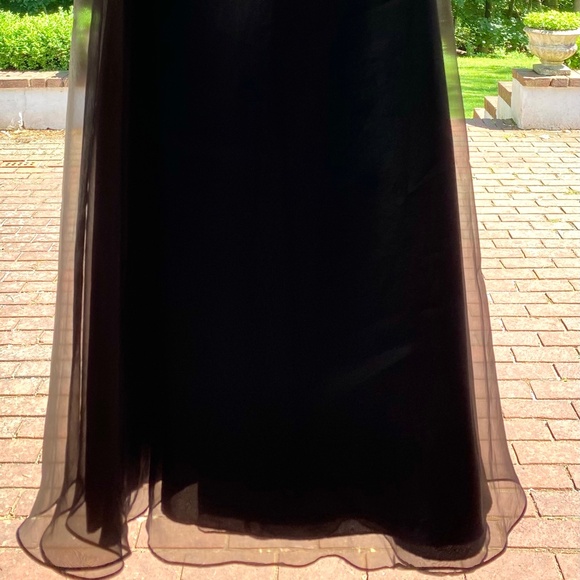 EUC JS Collections Black Formal Full-length Skirt Size 6 - Picture 3 of 12